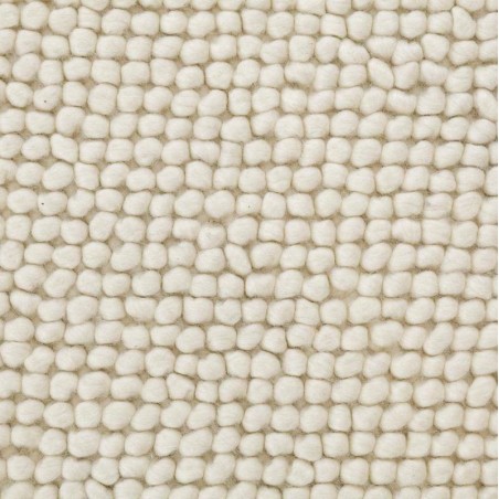 Levin Felted Marbles Rugs Natural Weave Detail