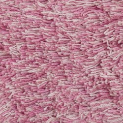 Grampian Shaggy Wool Rug - Pink Pattern Detail