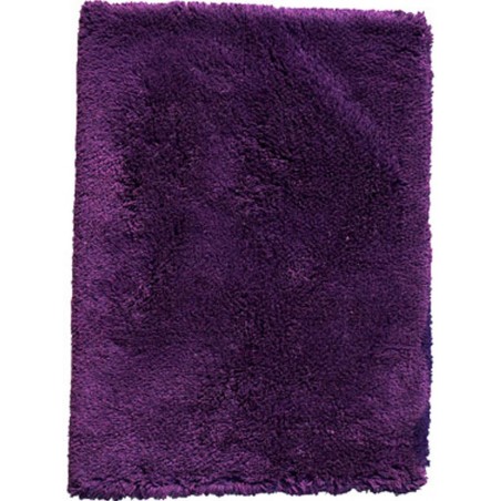 Grampian Shaggy Wool Rug Purple