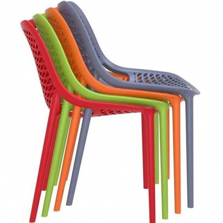 Dylan Indoor and Outdoor Dining Chairs Stacking Feature