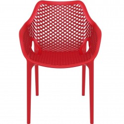 Dylan armchair in Red - Front View