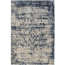 Mahin Persia Rug, midnight/oyster - Top view