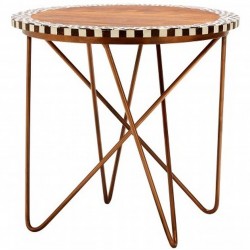 Rigby Wood Side table front view