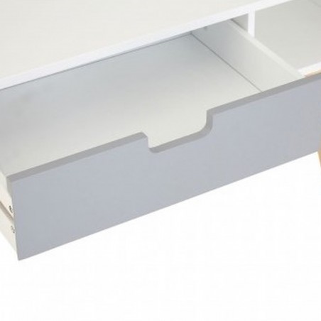 Holm Coffee Table, drawer open close up