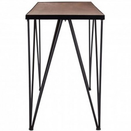Rushock Industrial Console Table Side View