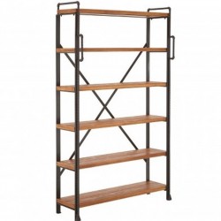 Belgravia Industrial Shelf Unit, front angled view