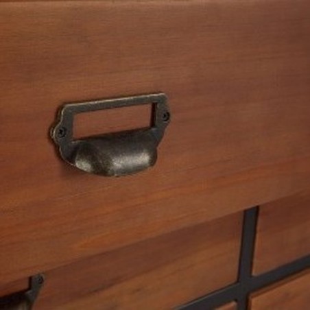 Acton Industrial 12 Drawer Cabinet , close up of drawer