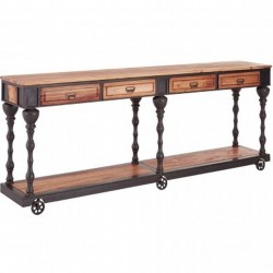 Perton Industrial Style Console Table