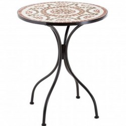 Thiva Terracotta Mosaic 2 Seater Dining set - table