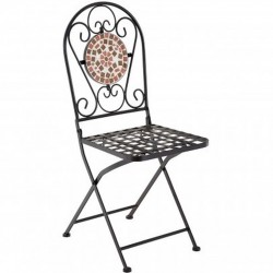 Thiva Terracotta Mosaic 2 Seater Dining set - chair