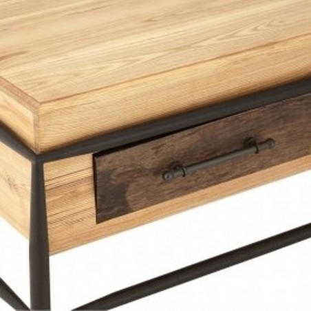 Darby Coffee Table, close up drawer shut
