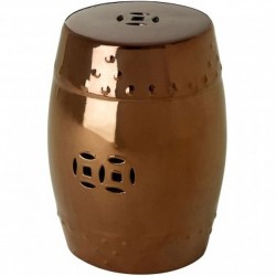 Viva Copper Complements Stool, front view