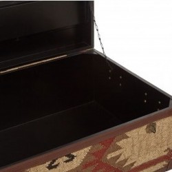 Cairo Coffee Table Trunk, top open