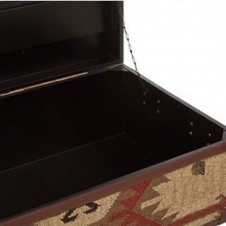 Cairo Coffee Table Trunk, top open