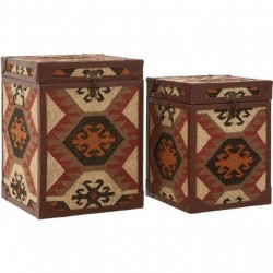 Cairo Side Table Trunks, front angled view