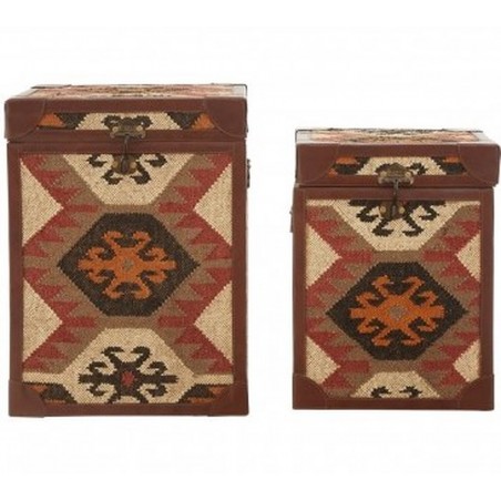 Cairo Side Table Trunks, front view