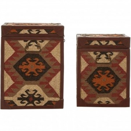 Cairo Side Table Trunks, side view