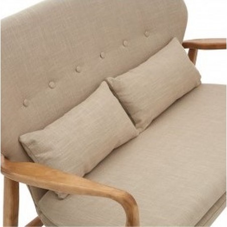 Linnea 2 Seat Sofa, beige, seat Detail