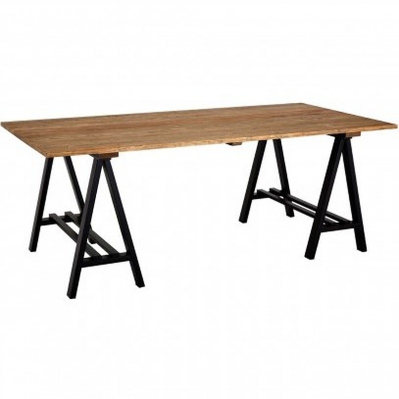 Newham Dining Table, front angled view