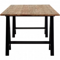 Newham Dining Table, side view