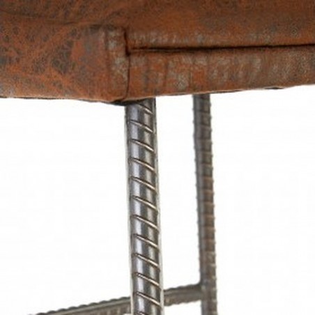 Saltley Industrial Style Bar Stool Leg detail