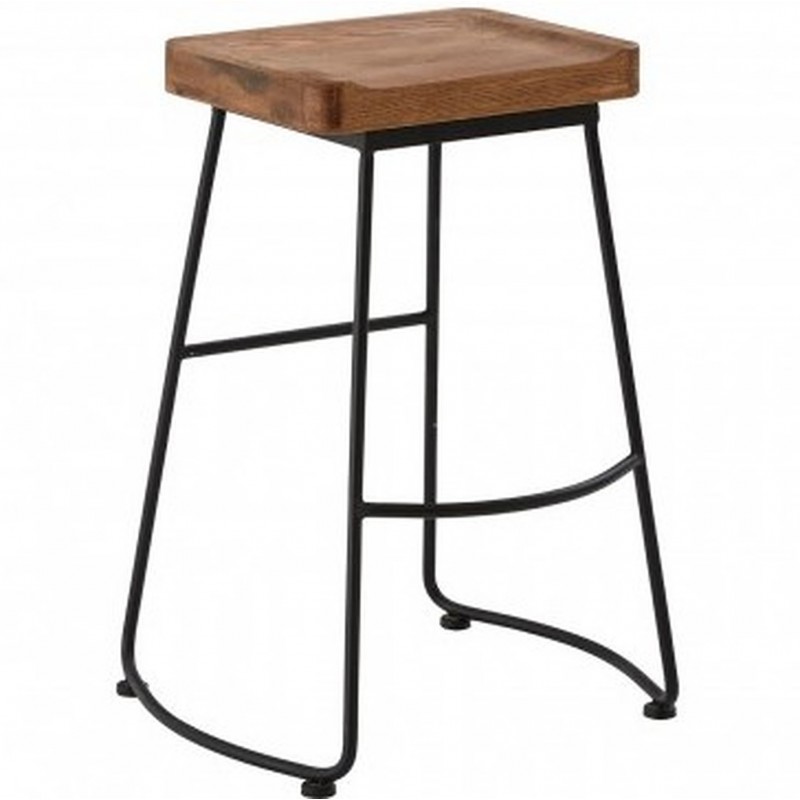 An image of Rednal Rustic Bar Stool