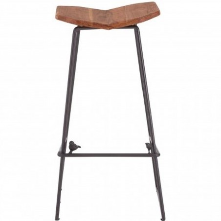 Pelsall Industrial Style Bar Stool front view