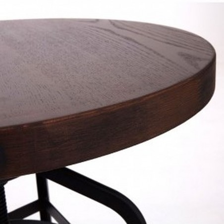 Dorridge Industrial Style Adjustable Bar Table Detail