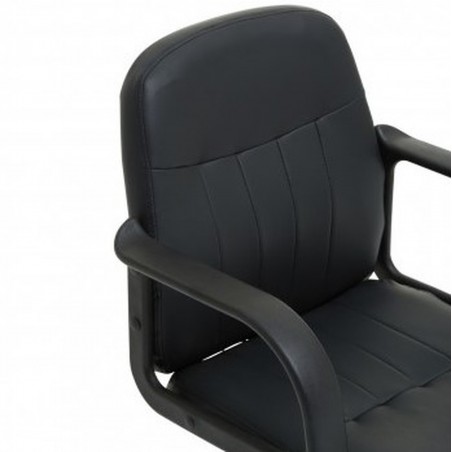 Masion Faux Leather Office Chair Back Detail