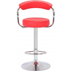 Zenit bar stool - red front view