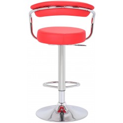 Zenit bar stool - red rear view