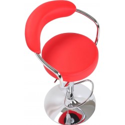 Zenit bar stool - red over view
