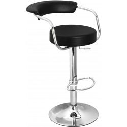 Zenit bar stool in black