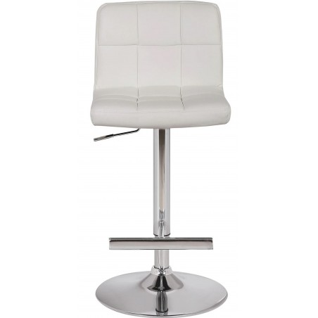 alegro bar stool white front view