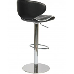 Deluxe Carcaso Kitchen Stool - black back view