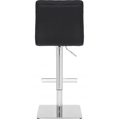 Deluxe Moderno Kitchen Stool - black rear view
