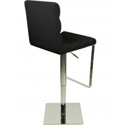 Deluxe Benito Bar Stool - Black rear angle view