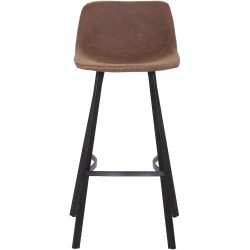 Antico Bar Stool - Brown Front view