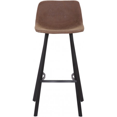 Antico Bar Stool - Brown Front view