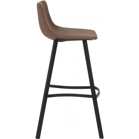 Antico Bar Stool - Brown side view