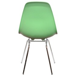 Noble Plastic Dining Chairs Peppermint Rear View