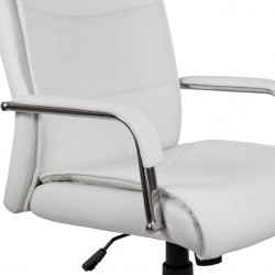 Kendal Executive Office Chair - White Seat Detail
