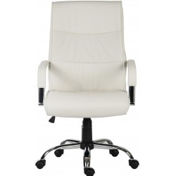 Kendal Executive Office Chair - White Front View