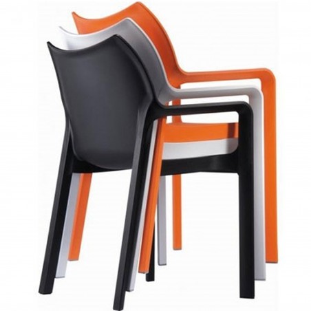 Terni Plastic Garden Chairs Stacking Detail