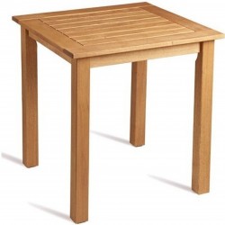 wooden square garden table