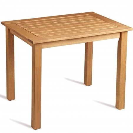 Rectangular garden wooden table