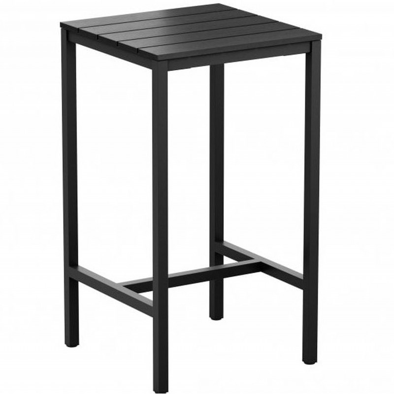 Movico Black Bar Height Table - Square
