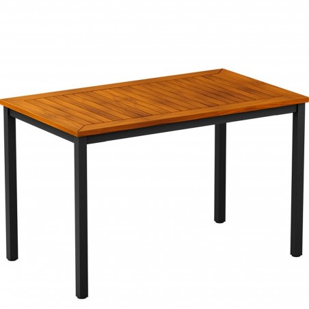 Cambria Wood & Metal Rectangular Table Robina  Top