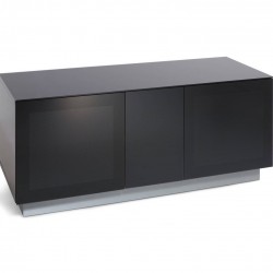 Alphason Element XL 1250 Black Modular Glass TV Unit