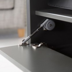 Alphason Carbon Grey TV Cabinet Hinge Detail
